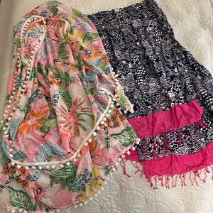 Lot of two Lilly Pulitzer for Target scarves